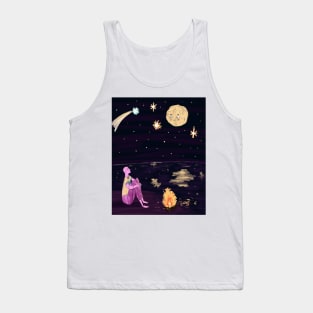 A talk with the Moon Tank Top